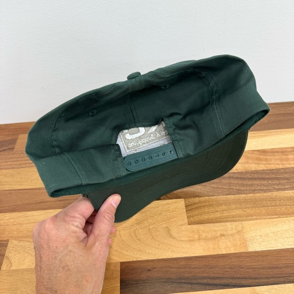 Vintage Rope Green Business Sennit Paddy SnapBack Ball Cap Hat Anderson SC OS - Picture 7 of 8